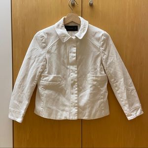 White Zara blazer coat jacket Small / XS